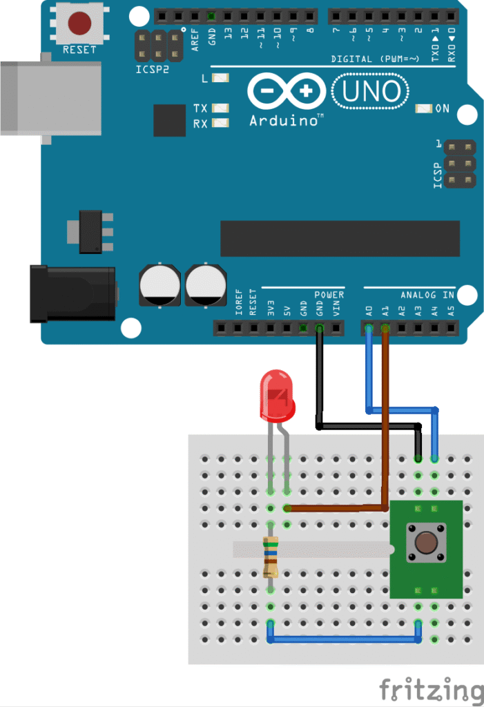 SOS Flasher Using Millis Function with Enable Switch