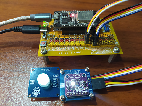 033 – MicroPython TechNotes: TCS34725 RGB Color Sensor