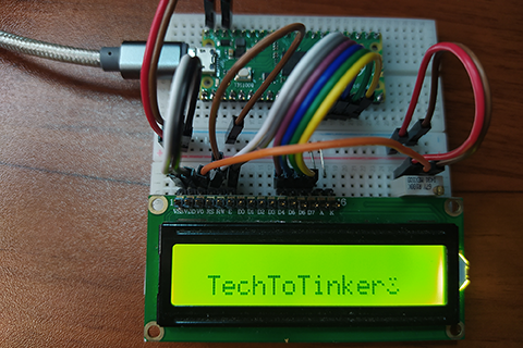002 – Raspberry Pi Pico: LCD 4-bit Mode